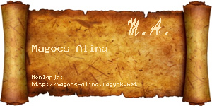 Magocs Alina névjegykártya